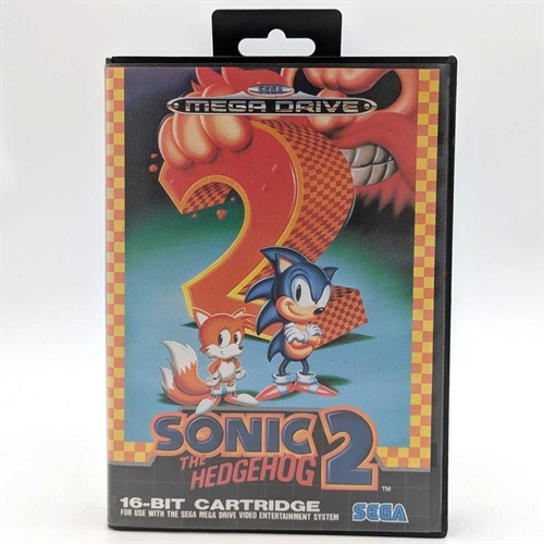 Sonic The Hedgehog 2 - Komplet I Æske - Sega Mega Drive Spil (B Grade) (Genbrug)